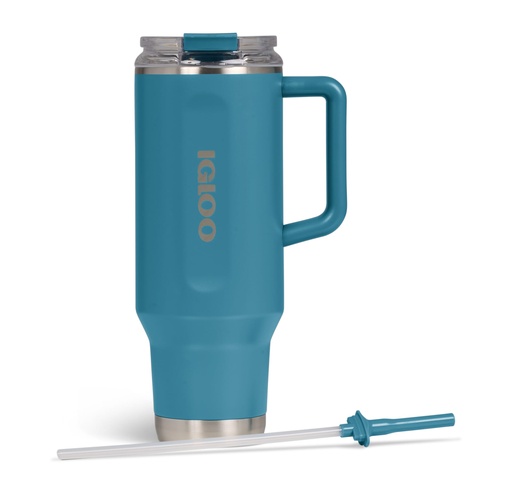 IGLOO - 40 OZ Stainless Steel Travel Mug  - Modern Blue DISC