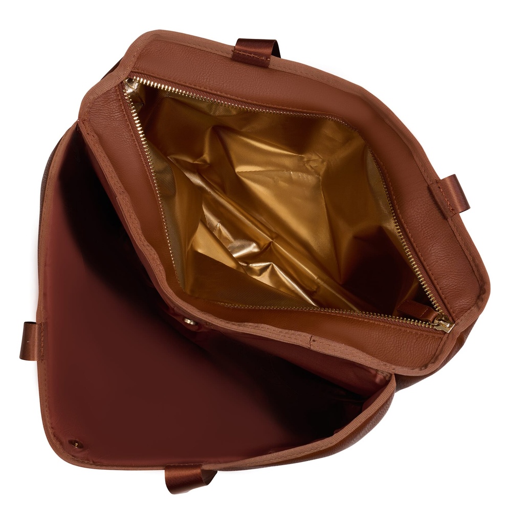 [000163068] IGLOO - Dual Compartment Tote 20 Luxe - Cognac Image 