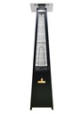 Pyramid Style Gas Patio Heater In Black