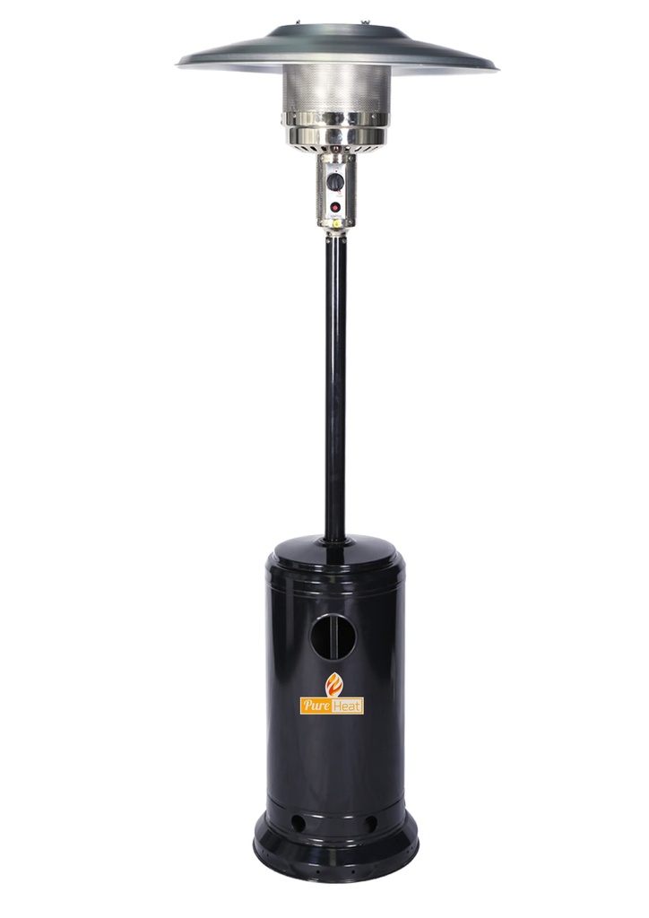 Pure Heat - Mushroom Style Gas Patio Heater In Black