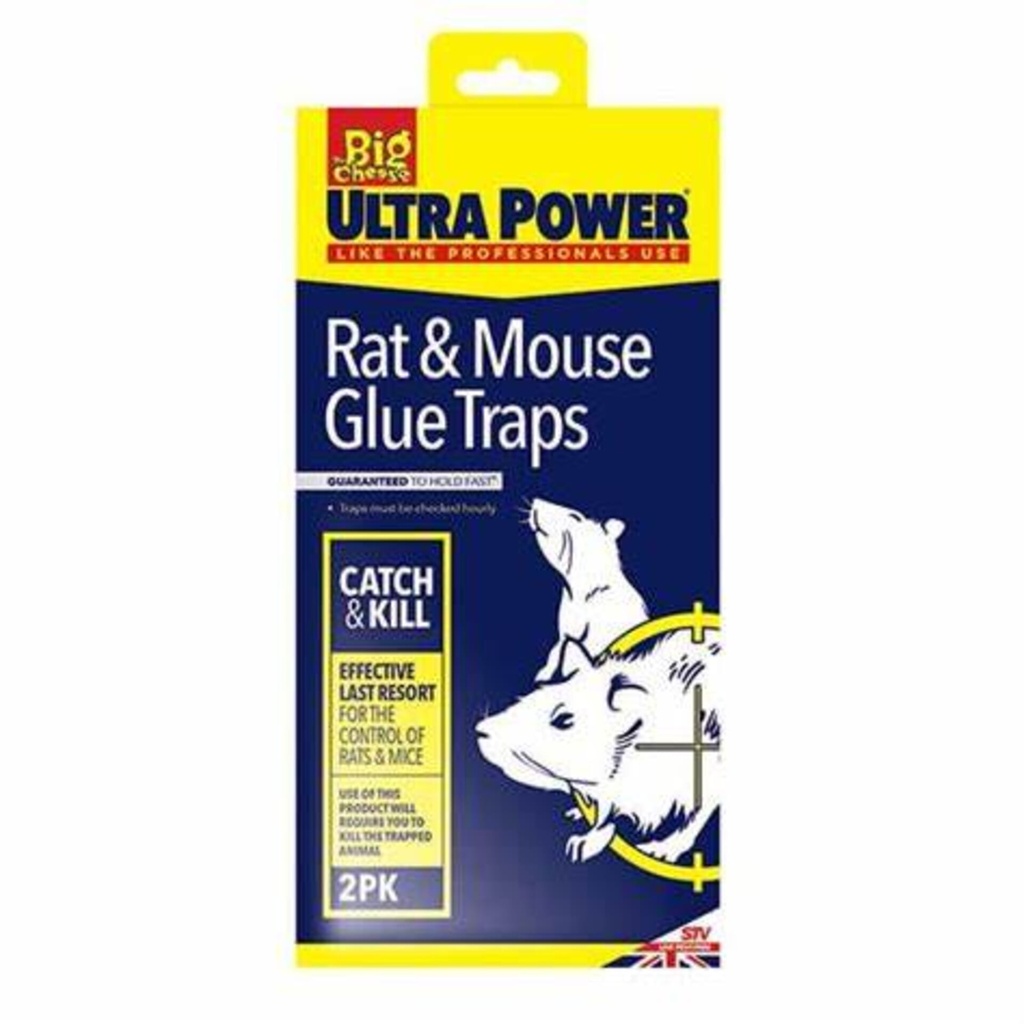 STV  Rat & Mouse Glue Traps -  2 Pack - EOL