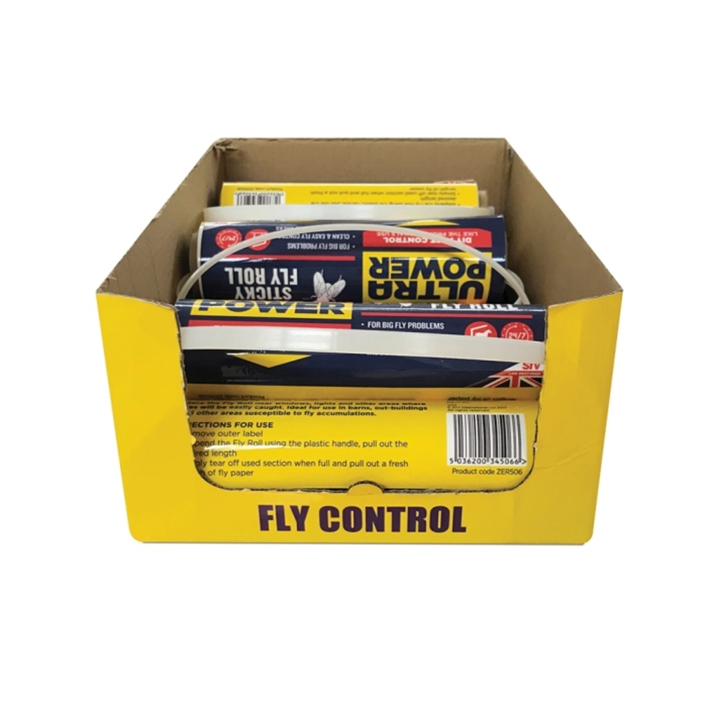  ZER506  Ultra Power 5 Metre Sticky Fly Roll - Eol