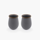 BareBones - Enamel Tumbler Gray - set of 2 -DISCONTINUED
