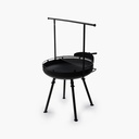 BareBones - Cowboy Fire Pit Grill - 30" Adjustable Legs