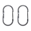 Barebones - Wiregate Carabiner Medium 2pc - Gunmetal