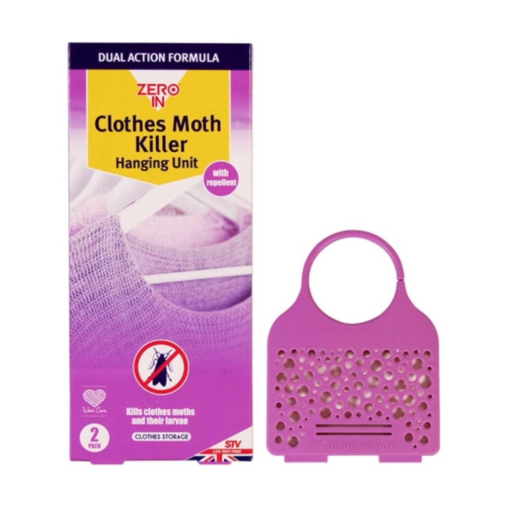 STV - Clothes Moth Killer Hanging Unit - Twinpack
