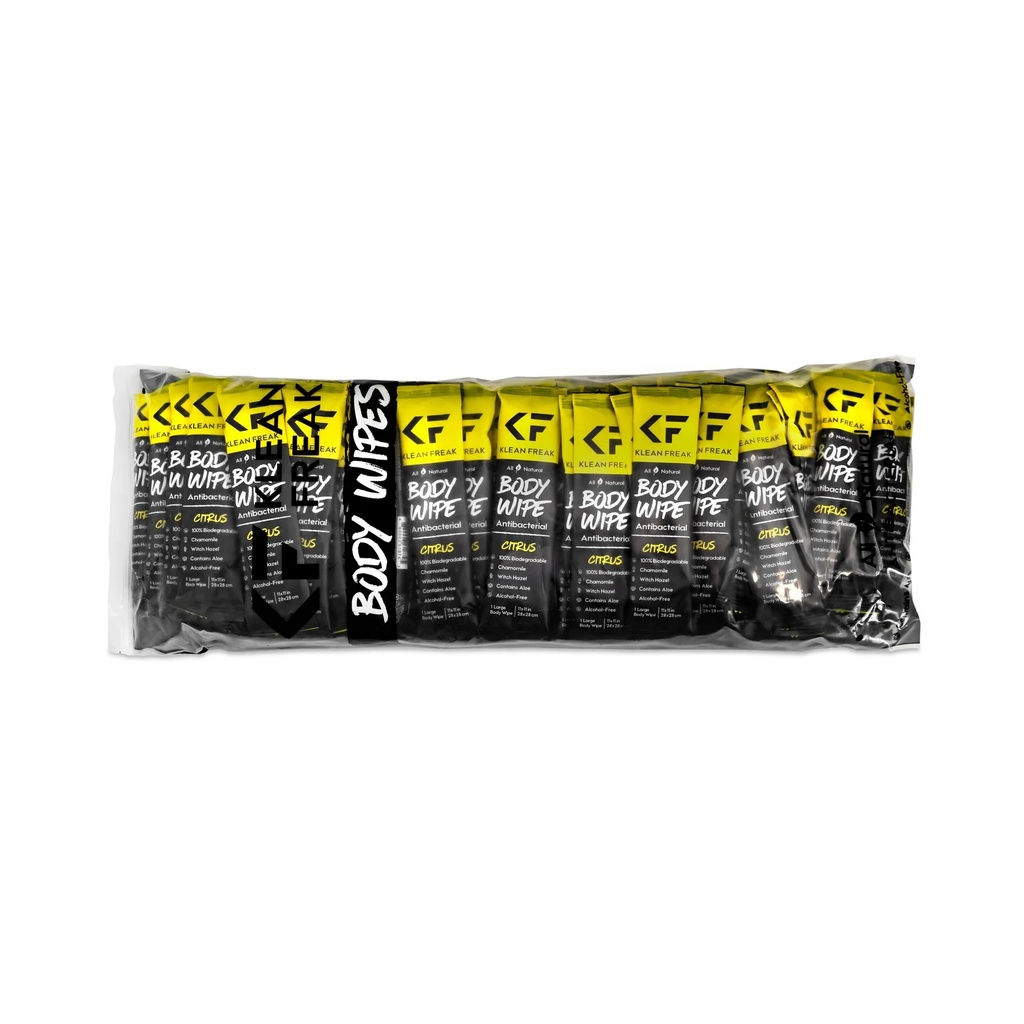 Klean Freak - Body Wipes - 100 Pack - Citrus