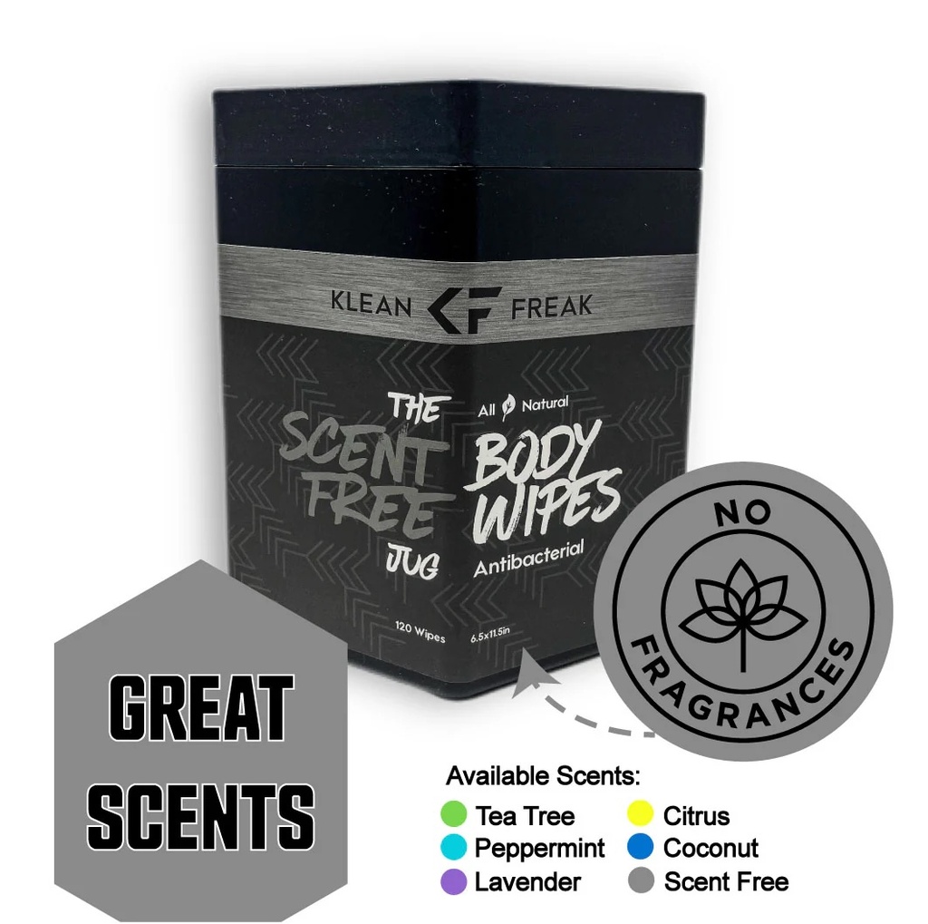 Klean Freak Body Wipes - The Jug - Scent Free