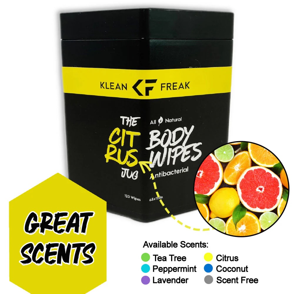 Klean Freak Body Wipes - The Jug - Citrus