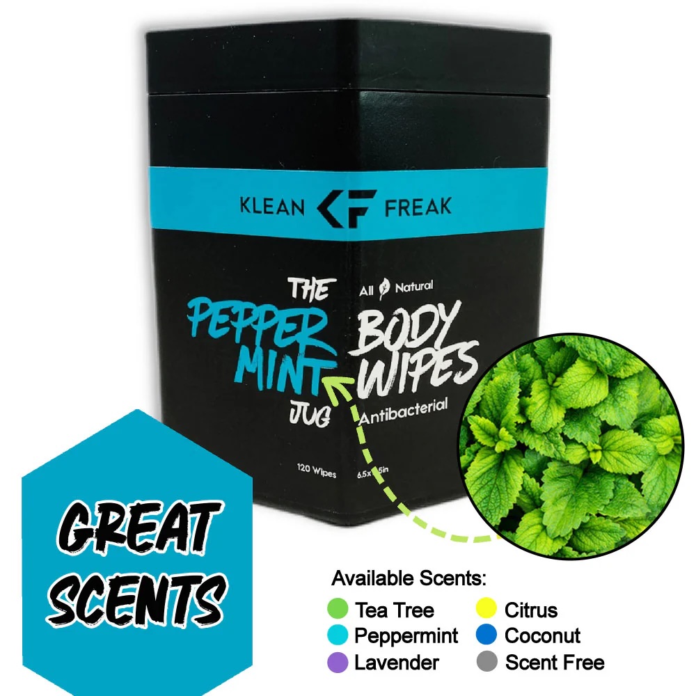 Klean Freak Body Wipes - The Jug - Peppermint