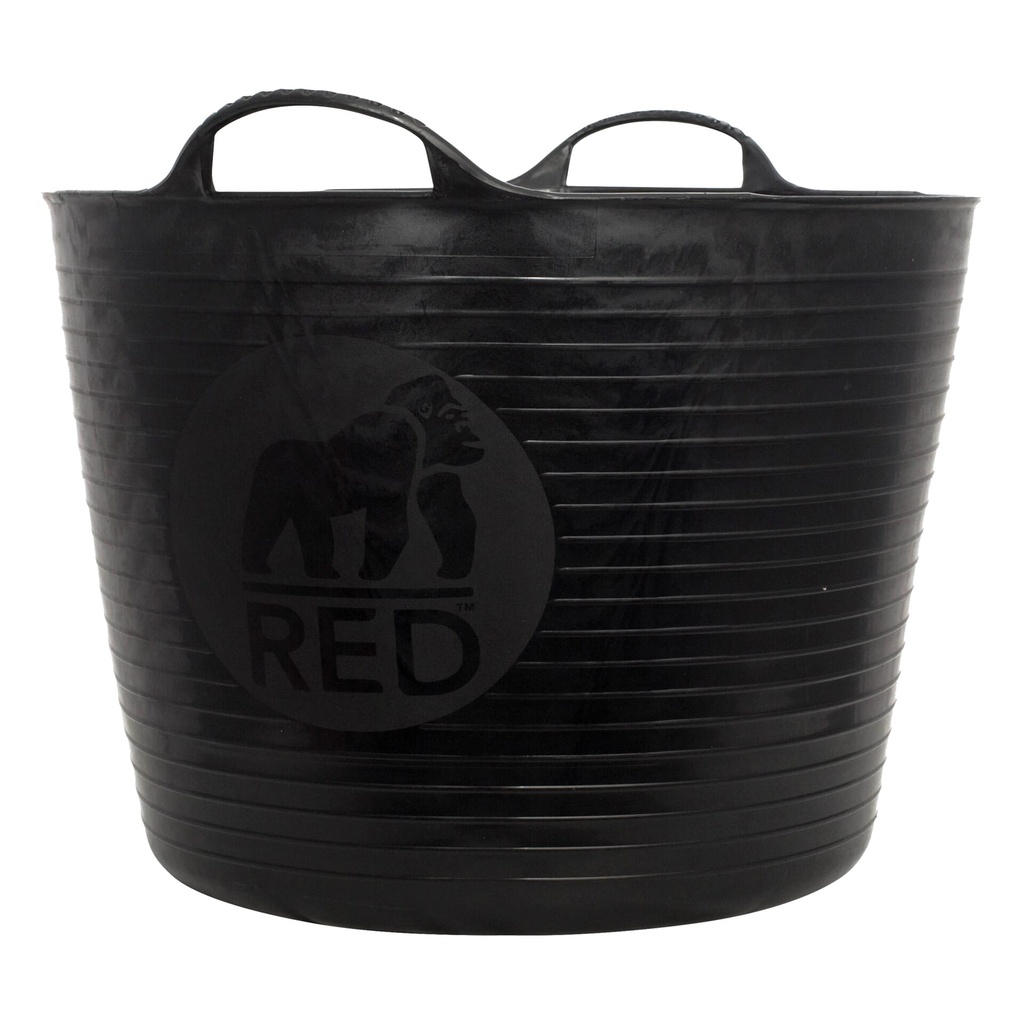 Red  Gorilla -  Tubs & Recycled Black Tubs - Large 38L Black
