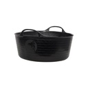 Red  Gorilla - Gorilla Tubs & Recycled Black Tubs - Small Shallow 15L -Black