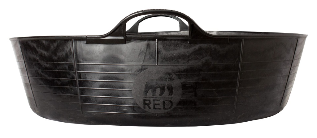 Red  Gorilla -  Tubs & Recycled Black Tubs - Large Shallow 35L Black