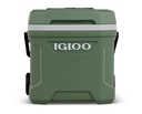 IGLOO-Ecocool Latitude 16 Roller Cooler  - Vintage Green DISC