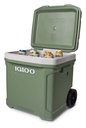 IGLOO-Ecocool Latitude 60 Qt Roller Cooler - Vintage Green - DISC