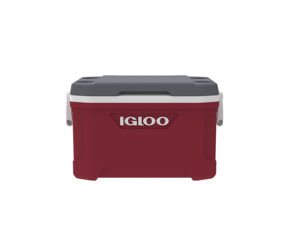IGLOO-Latitude 52 Cooler Box - Industrial Red /Meteorite - DISC