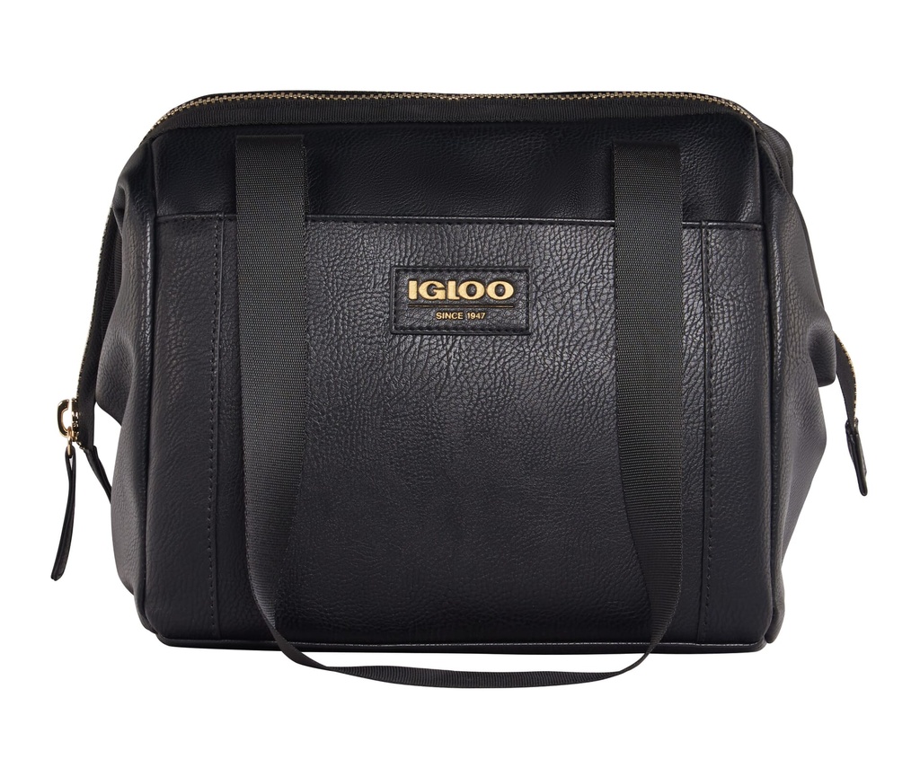 IGLOO-Luxe® Lunch Tote Cooler Bag - Black 
