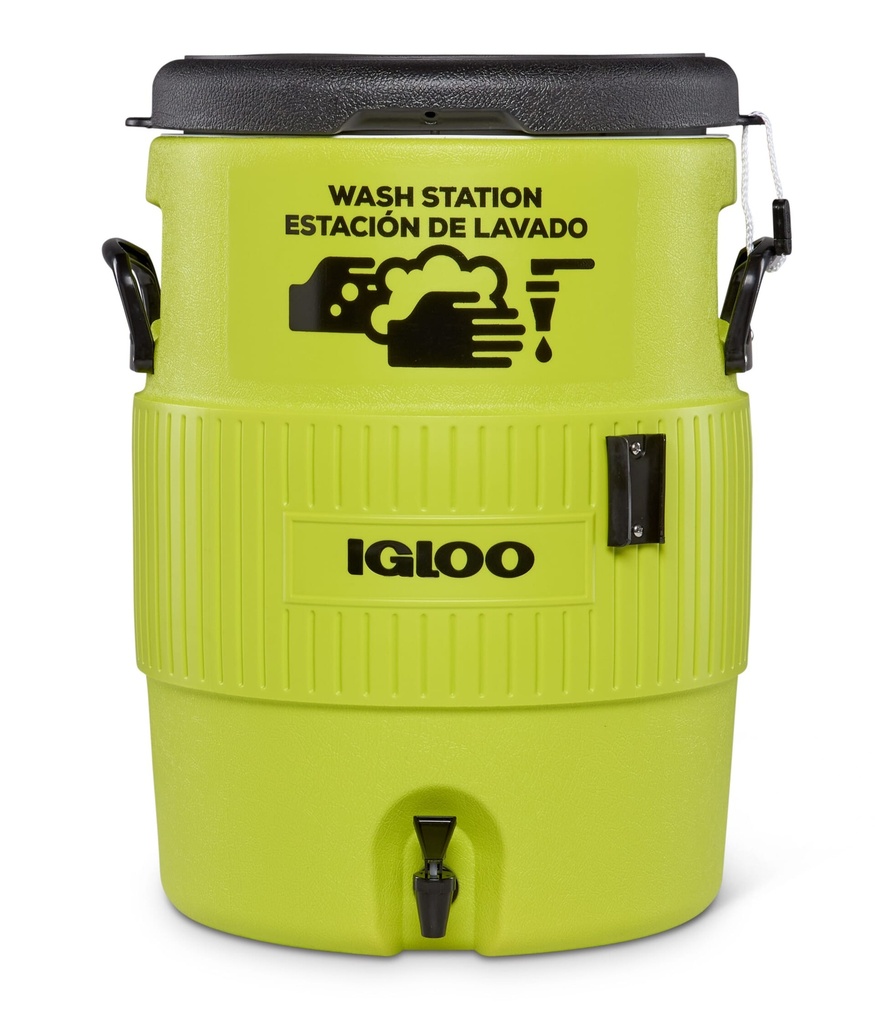 IGLOO-10 Gallon Seat Top Wash Station - Green 
