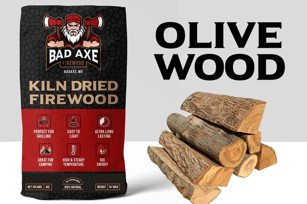Bad Axe Olive 10kg Firewood