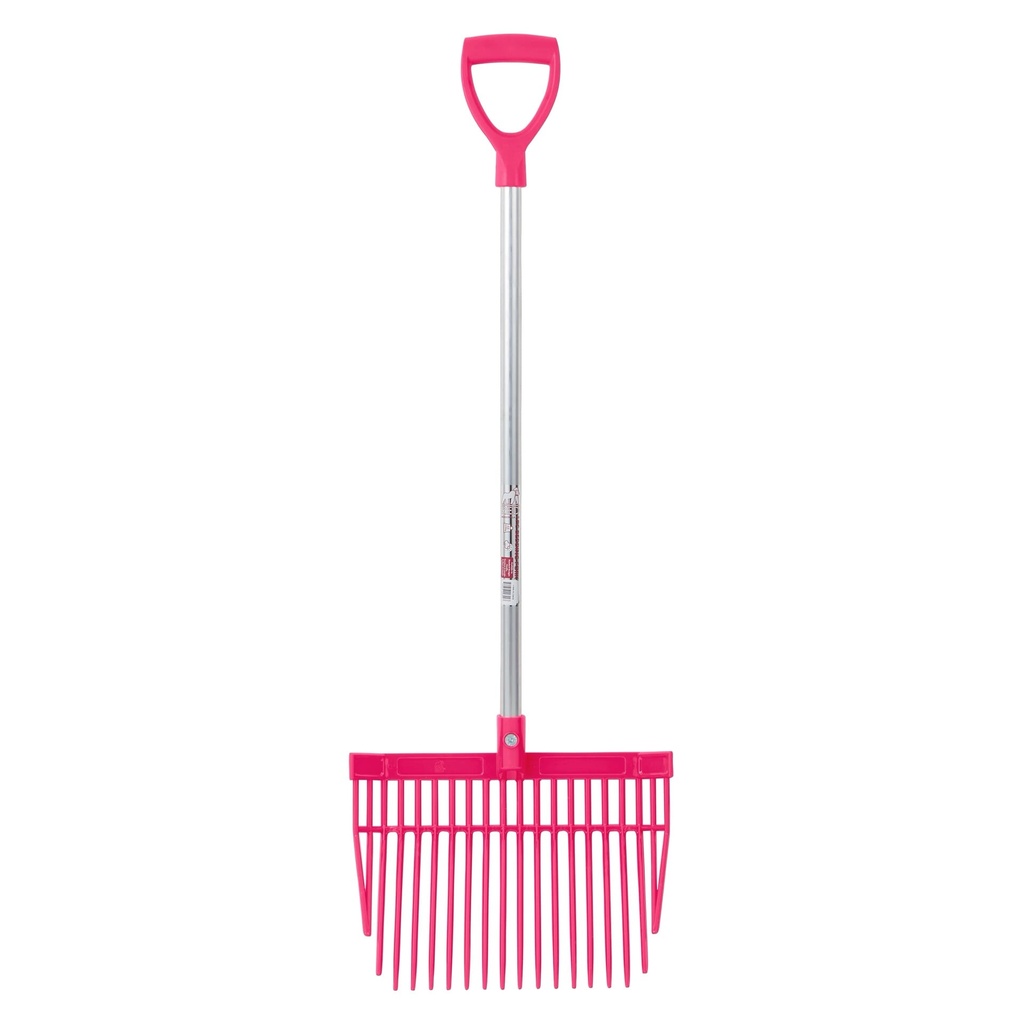 Red Gorilla - PC Bedding Fork Short D-Handle - Pink (Short Handle)