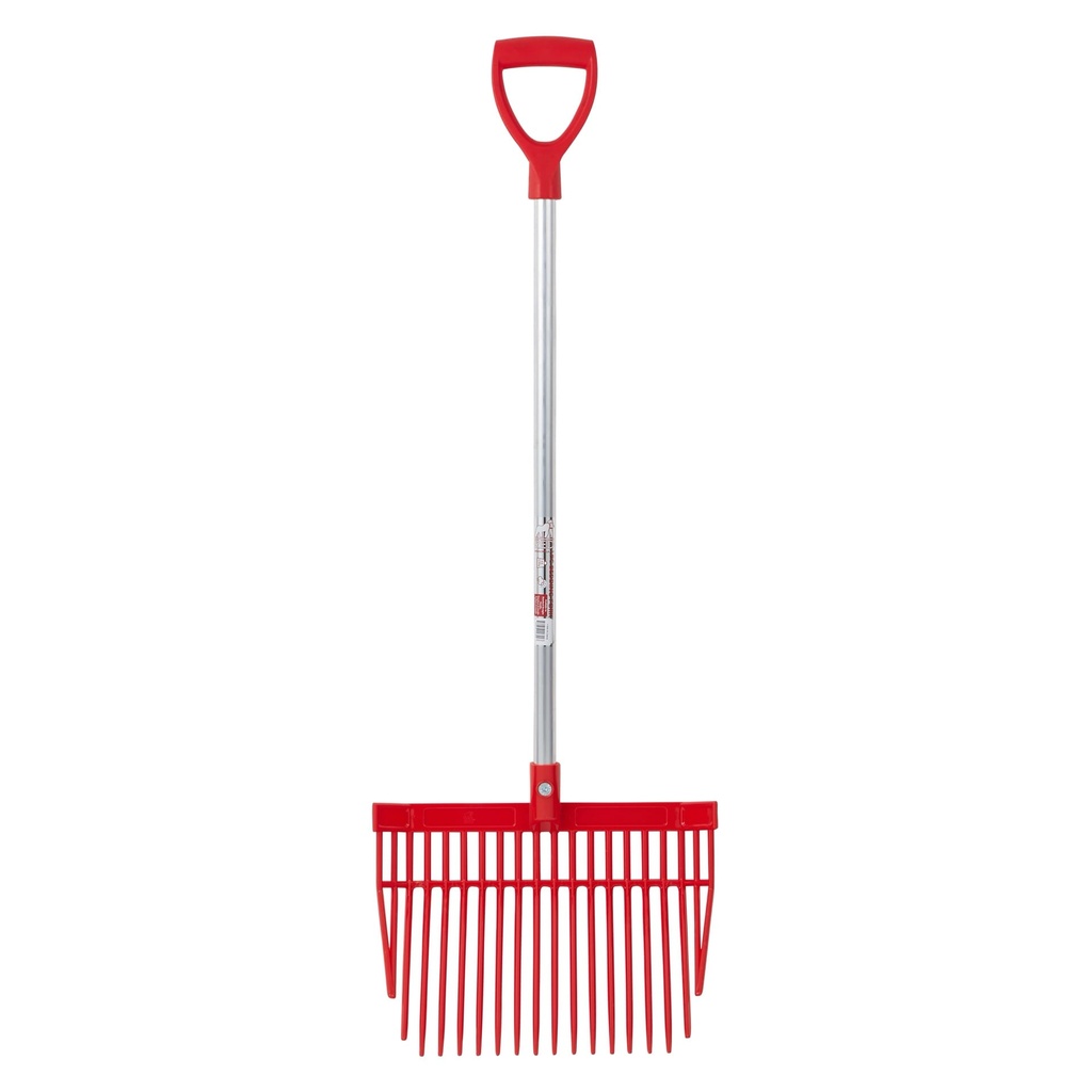 Red Gorilla - PC Bedding Fork Short D-Handle - Red (Short Handle)