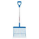 Red  Gorilla - Riddler Short D-Handle - Riddler Shaving Fork Short D-Handle BLUE