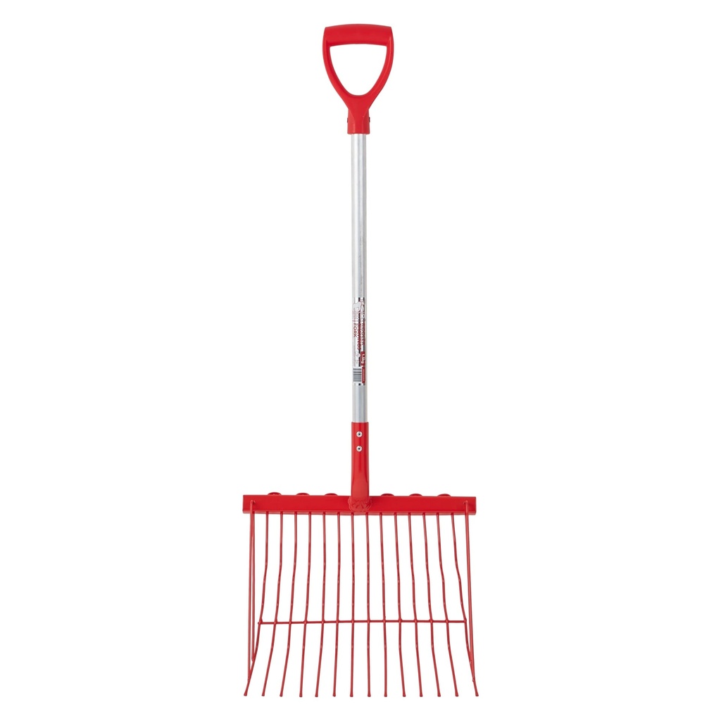 Red Gorilla - Riddler Short D-Handle - Riddler Shaving Fork Short D-Handle RED