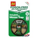 STV - Ready-Baited Live Multi-Catch Mouse Trap - Black