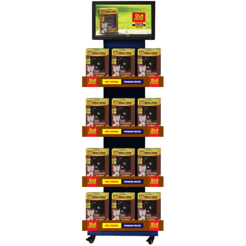 STV - In-Store Problem Solved Video - The Big Cheese Mega-Sonic Solar Cat Repeller