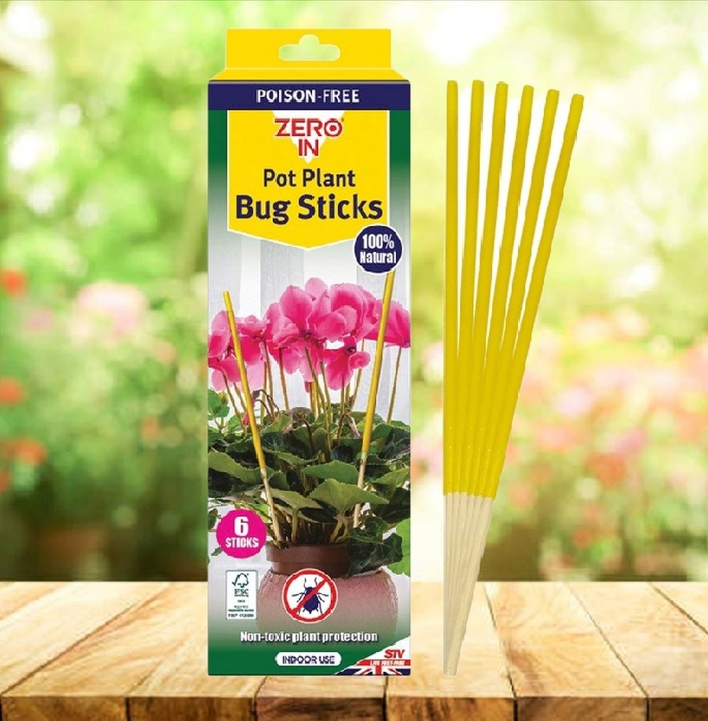 STV - Pot Plant Bug Trap - 5-Pack - Clip Strips (48pc)