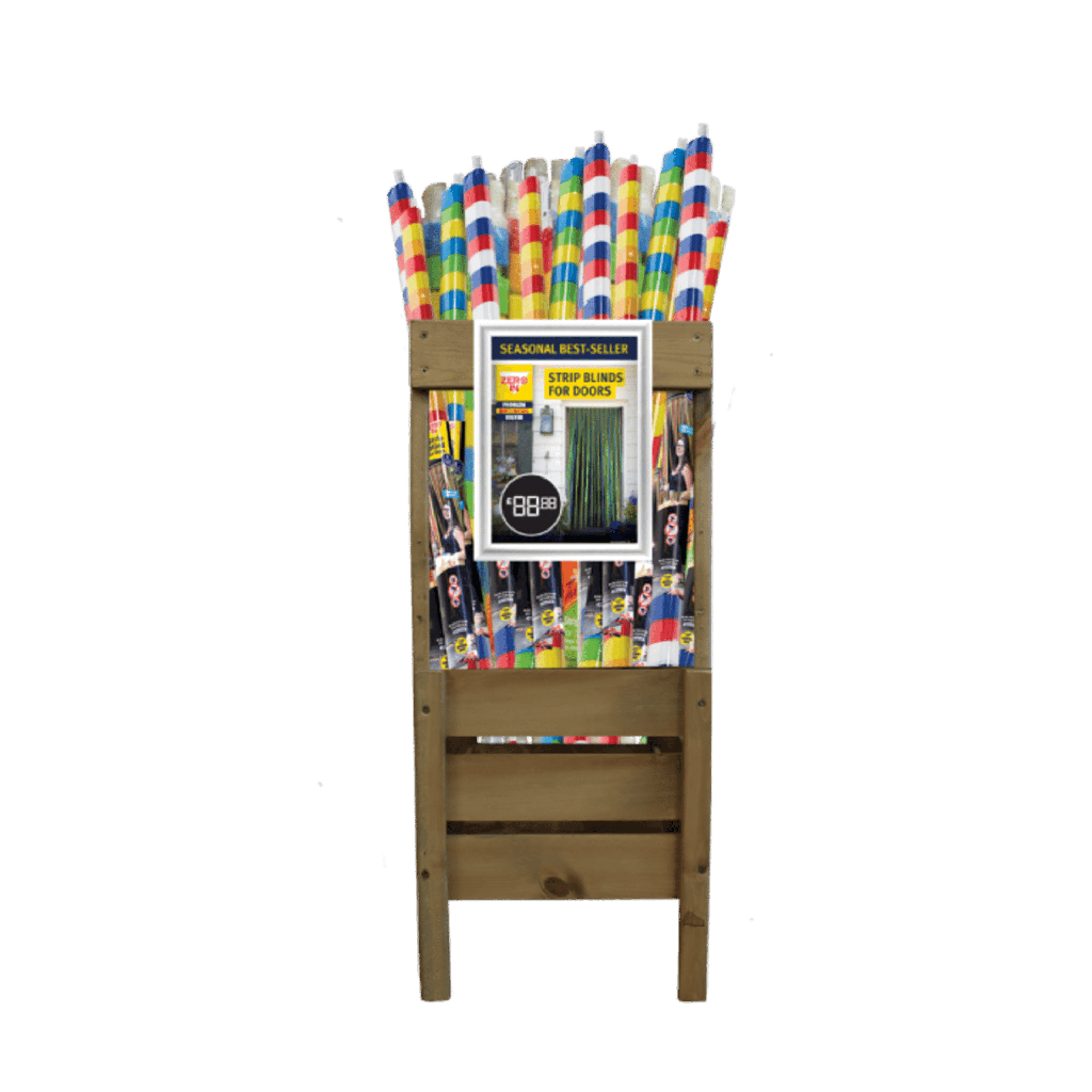 STV - Strip Blinds for Doors - Crate Display