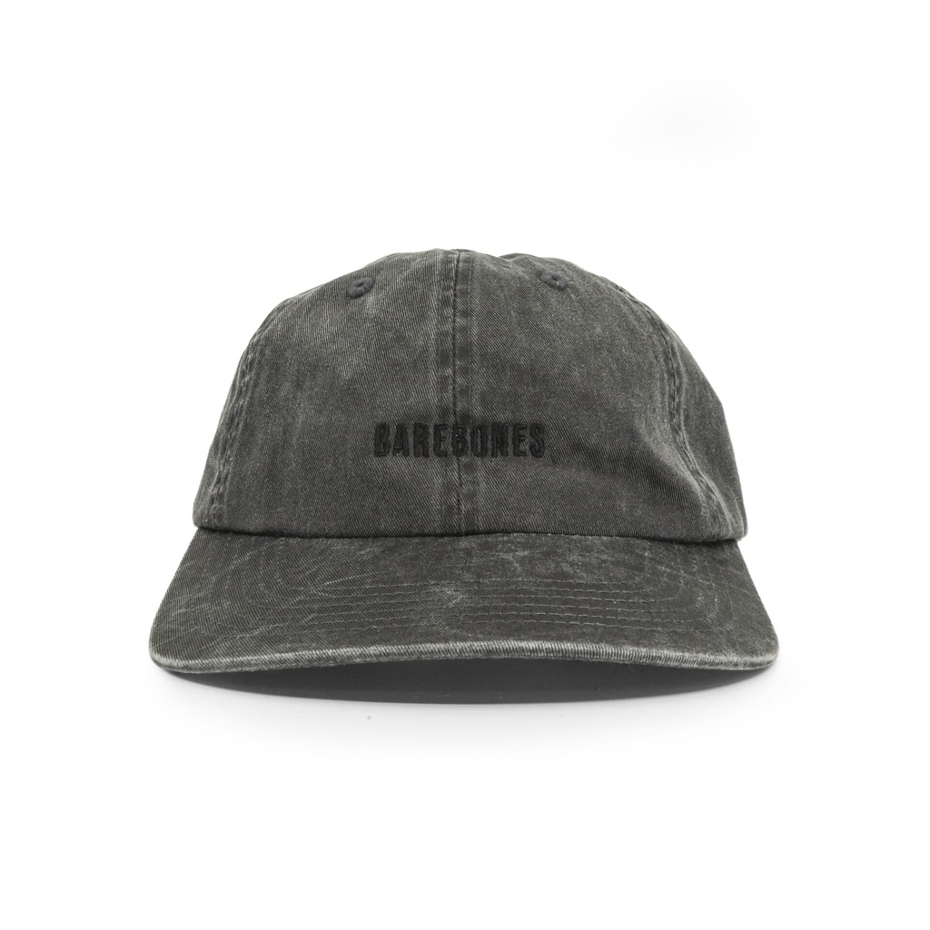 Barebones - Dad Hat - Black Wash