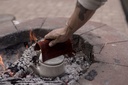 Barebones - Suede Leather Hot Pad - Terracotta