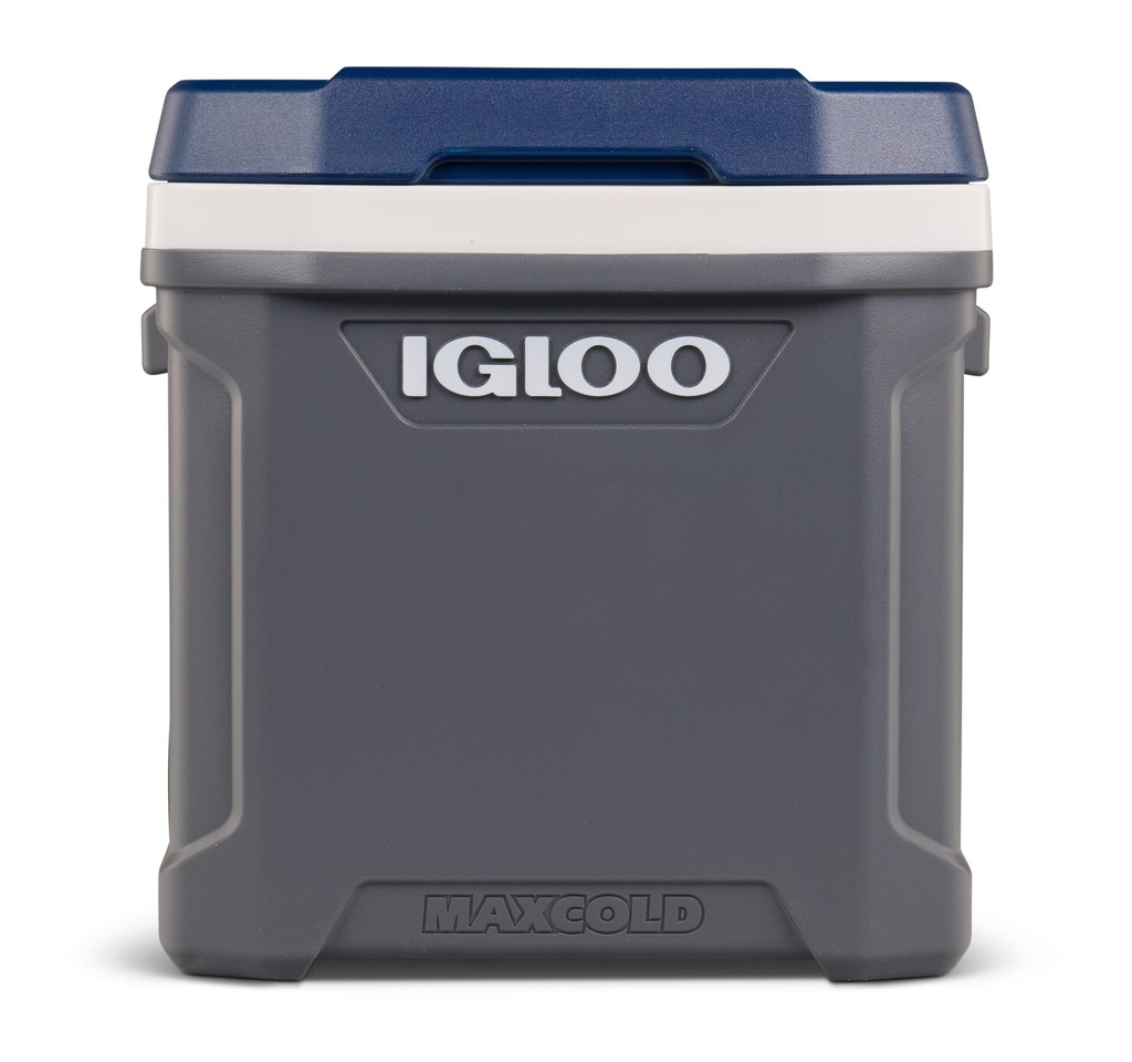 IGLOO - Maxcold Latitude 62 Roller Cooler  - Carbonite / 
Aegean Sea