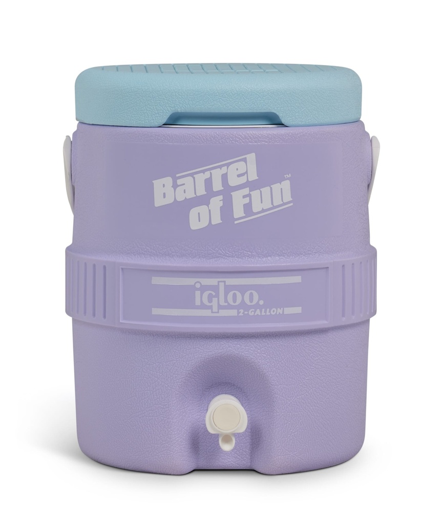 IGLOO - Retro 2 Gallon Barrel of Fun  - Lilac 