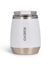 IGLOO - 10 OZ Stainless Steel Wine Tumbler  - White 