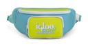 IGLOO - Retro Fanny Pack Cooler Bag  - Lake BLue , Acid Green 