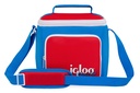 Igloo - Retro Square Lunch Bag - Red Star