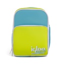 IGLOO - Convertible Retro Lunch pack  - Lake Blue.Acid Green 