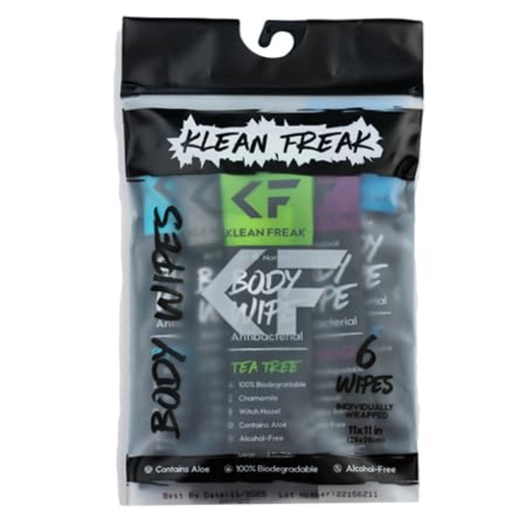 Klean Freak Body Wipes - Mini Master Pack 6 - Mixed 12 Packs
