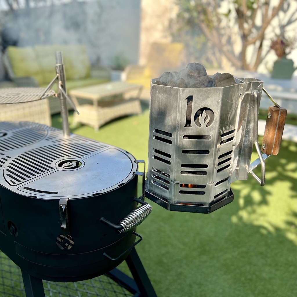 Exit 10 - Dragao Fire Chimney - Stainless