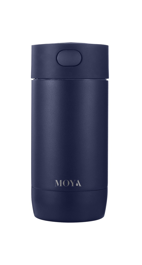 Moya "Ripple" 240ml Travel Coffee Mug Navy