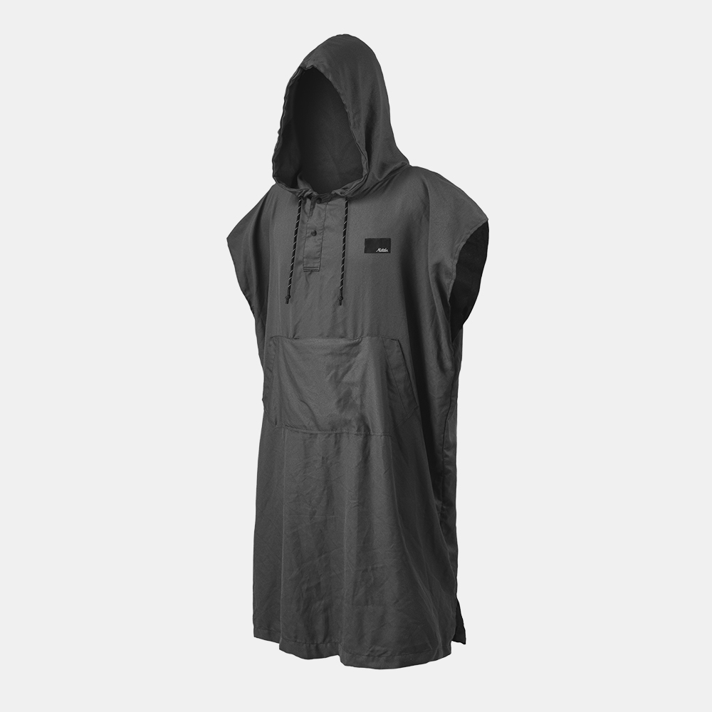 NanoDry Packable Towel Poncho - Charcoal