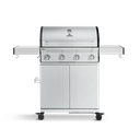 Burnhard Big FRED - 4-Burner Gas Grill Basic - Series 3 Stainless Steel with Cast Iron Grate