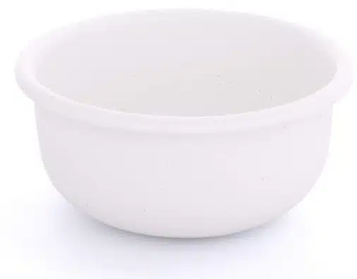 BareBones - Rolled Enamelware Side Bowl - Soft White 