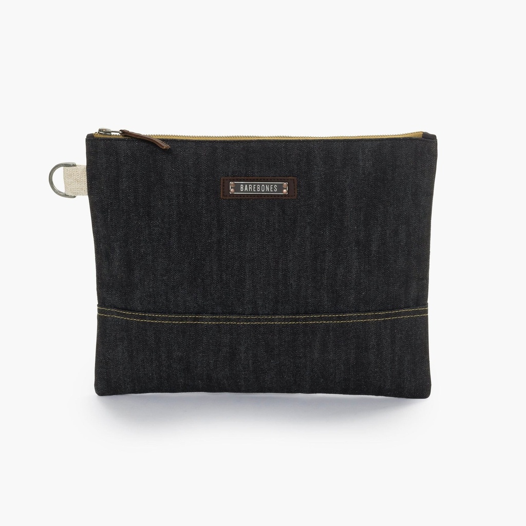 Barebones - Neelum Large Zipper Pouch - Denim