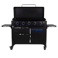 Pit Boss - Ultimate Plancha: 5 Burner with Carbinet