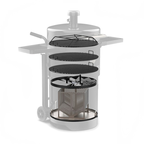 Pitboss - Champion Charcoal Barrel Smoker