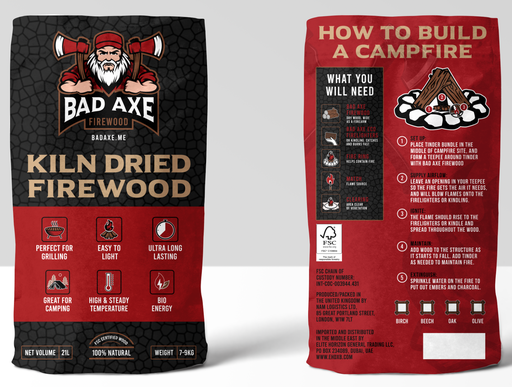 Bad Axe Apple Wood Logs 40L