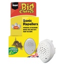 The Big Cheese Humane Sonic Rodent Deterrent Battery Powered and Sonic Mouse Deterrent Plug In (3 Pack) - Ultrasonic Repeller